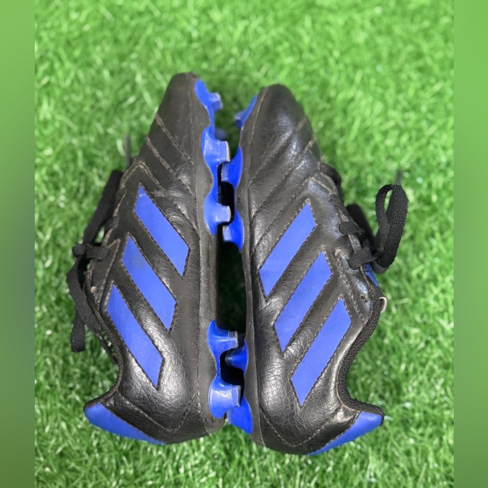 Adidas Kids Black and Blue Soccer Cleats Size 13K